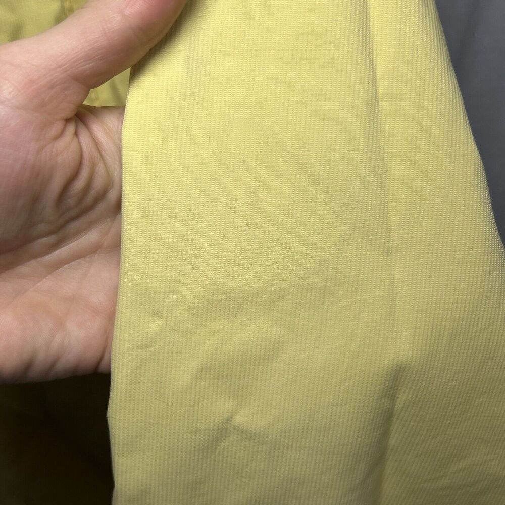 Columbia Windbreaker Light Jacket Women's XL Yellow Hooded - Picture 3 of 11